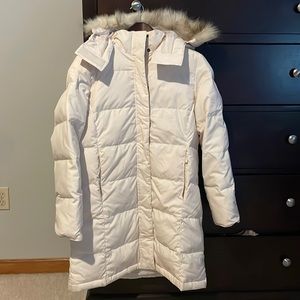 LL Bean Ultrawarm 3 quarter length down coat